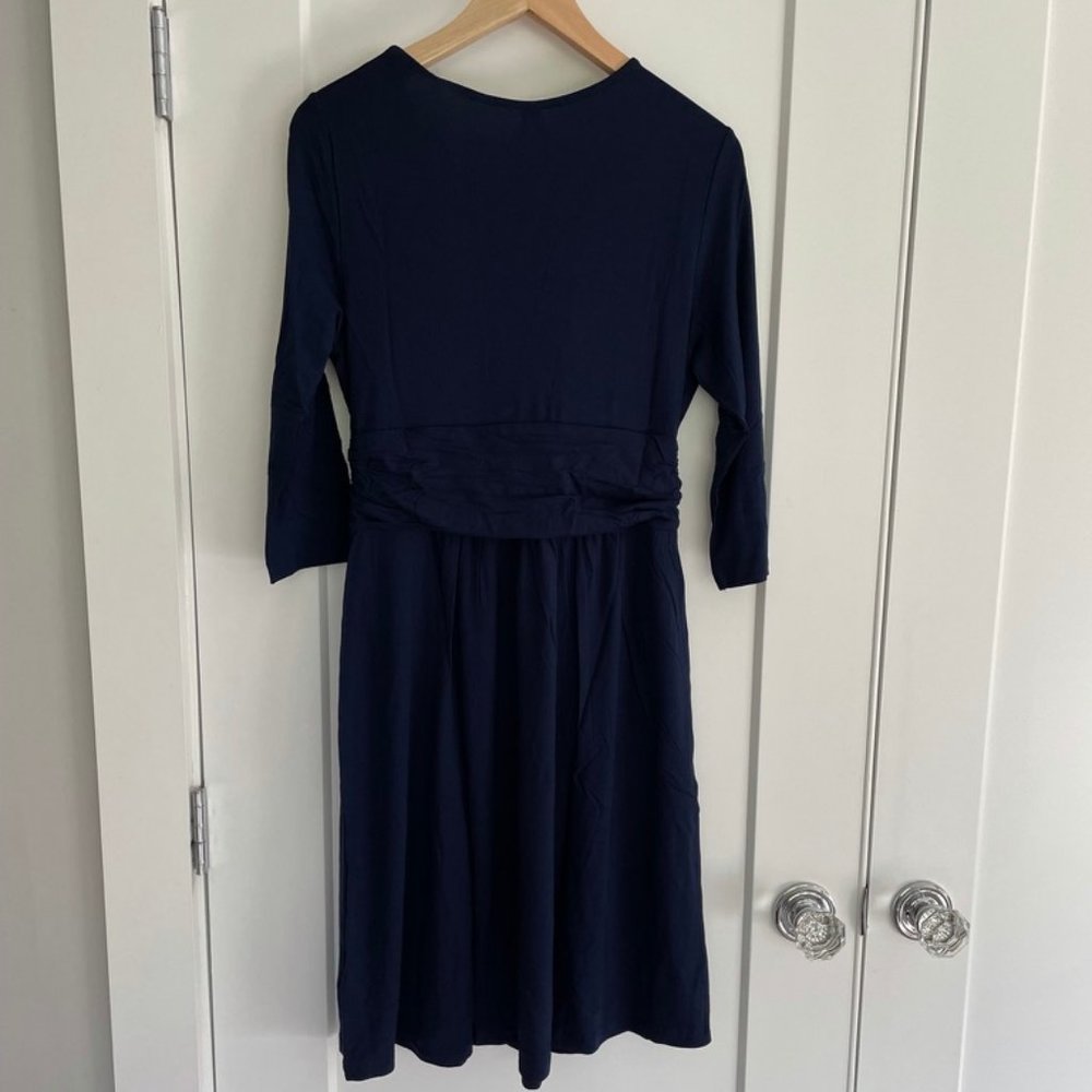 Seraphine Farrah Jersey Dress in Navy Size 8 NWT - Picture 4 of 5